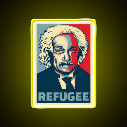 Refugee Welcome Led Neon Sign Open Sign Rgb Color - Shineneon