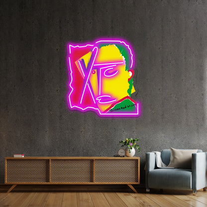 Refuse Play Conventional Punk Rock Xtc Retro Artwork Led Neon Signs