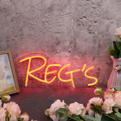 Regs Red Custom Led Neon Sign - Shineneon