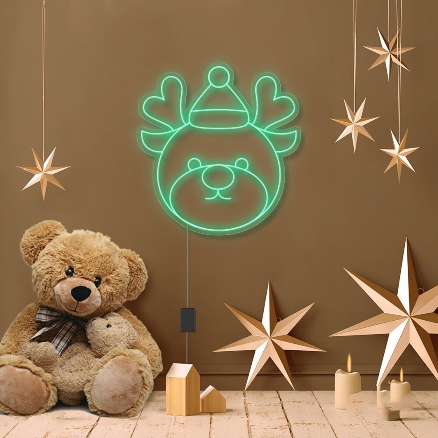 Reindeer Cartoon Neon Sign | Shineneon