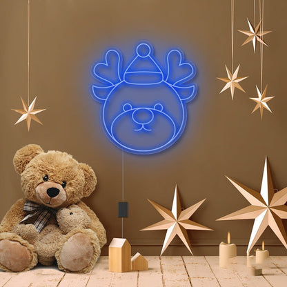 Reindeer Cartoon Neon Sign | Shineneon