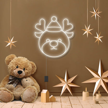 Reindeer Cartoon Neon Sign | Shineneon