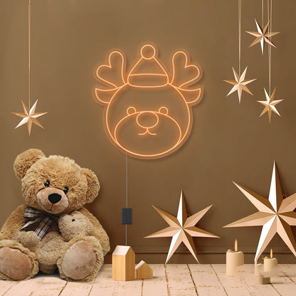 Reindeer Cartoon Neon Sign | Shineneon