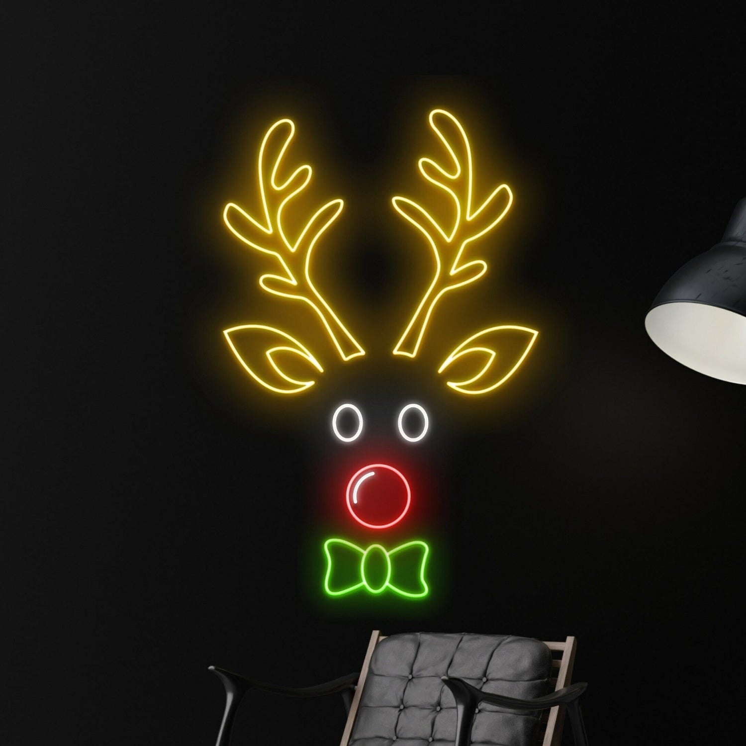 Reindeer Christmas Led Neon Sign Reindeer Christmas Led Sign | Shineneon