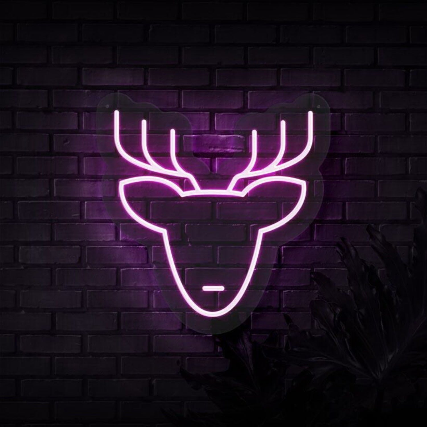 Reindeer Head Neon Sign | Shineneon