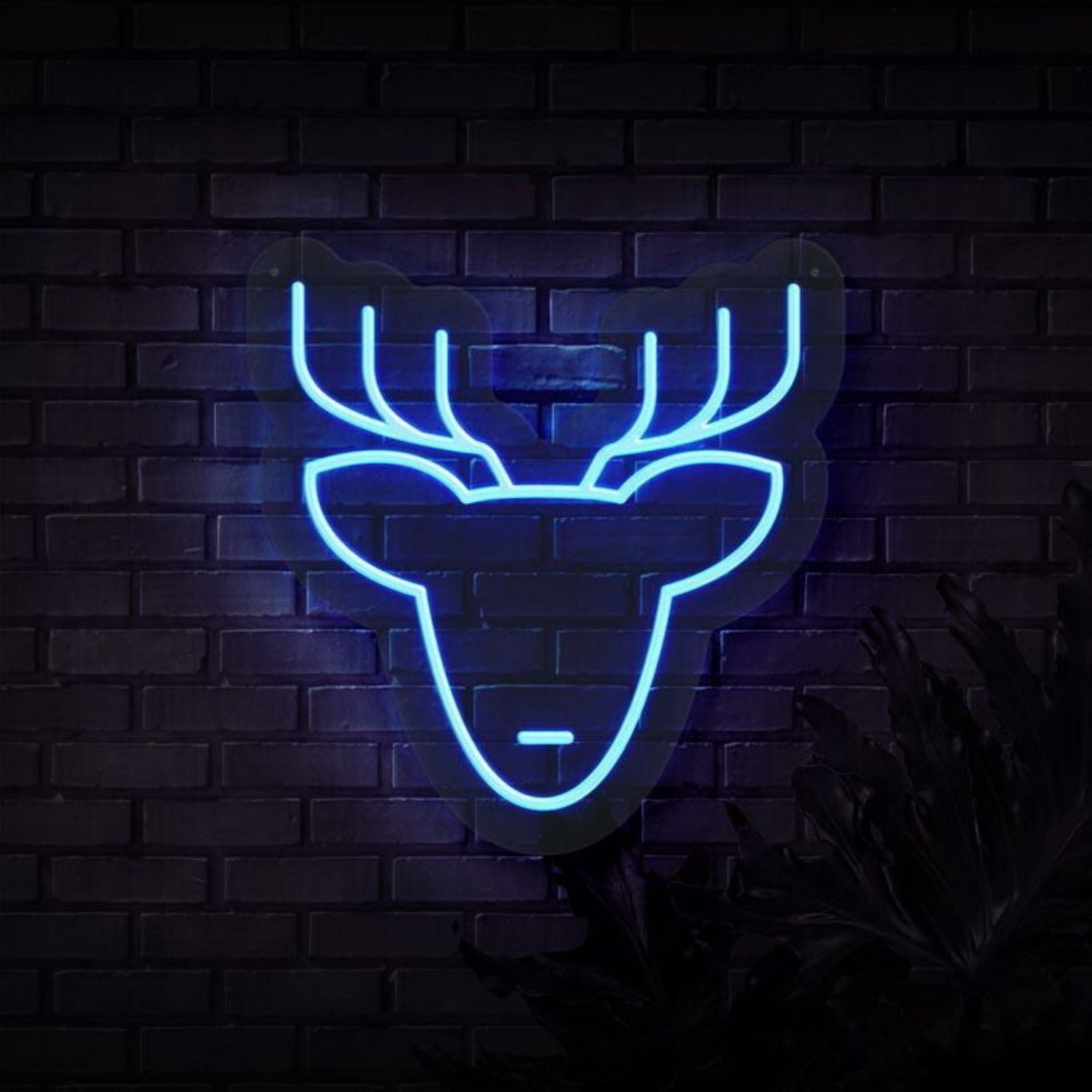 Reindeer Head Neon Sign | Shineneon
