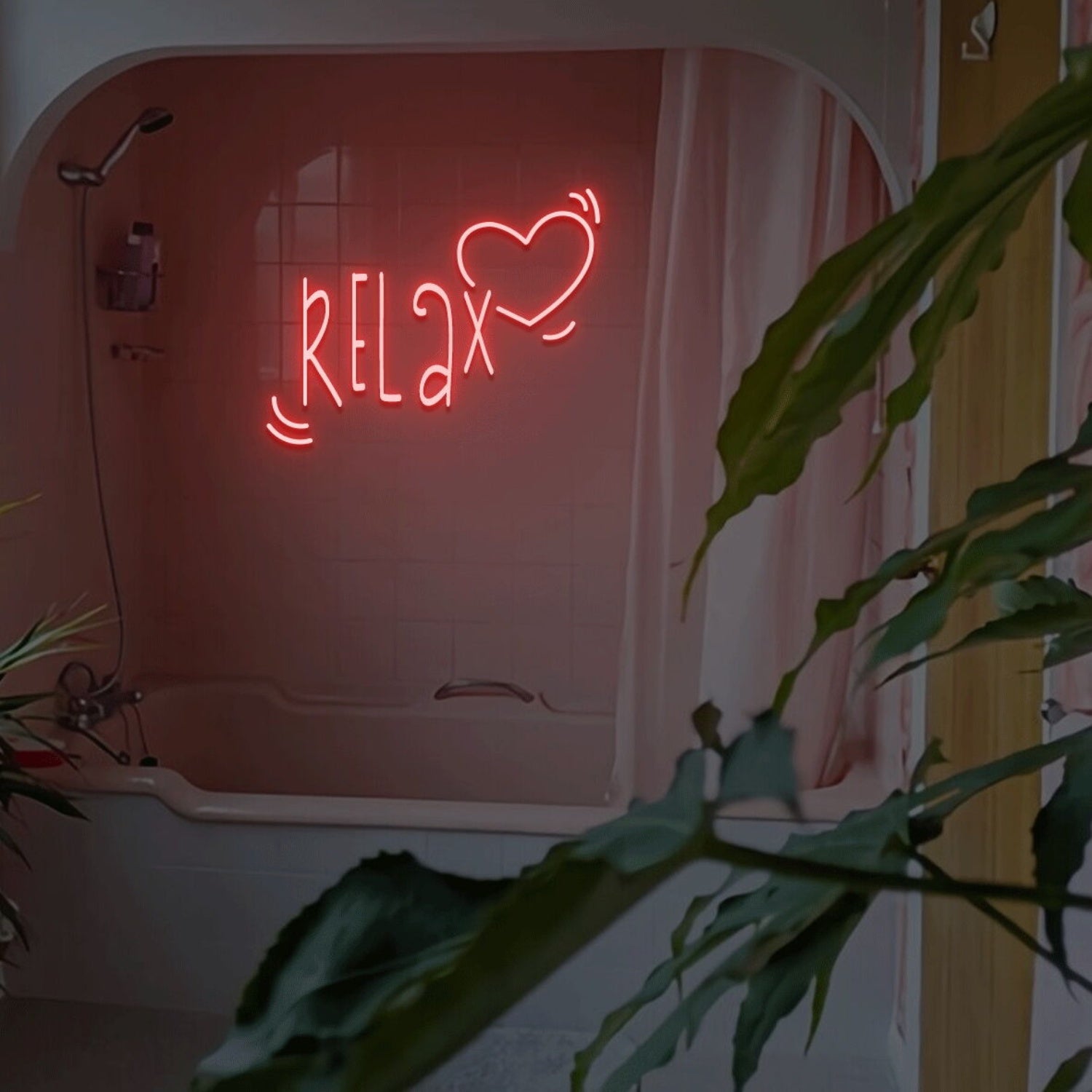 Relax And Heart Neon Sign | Shineneon