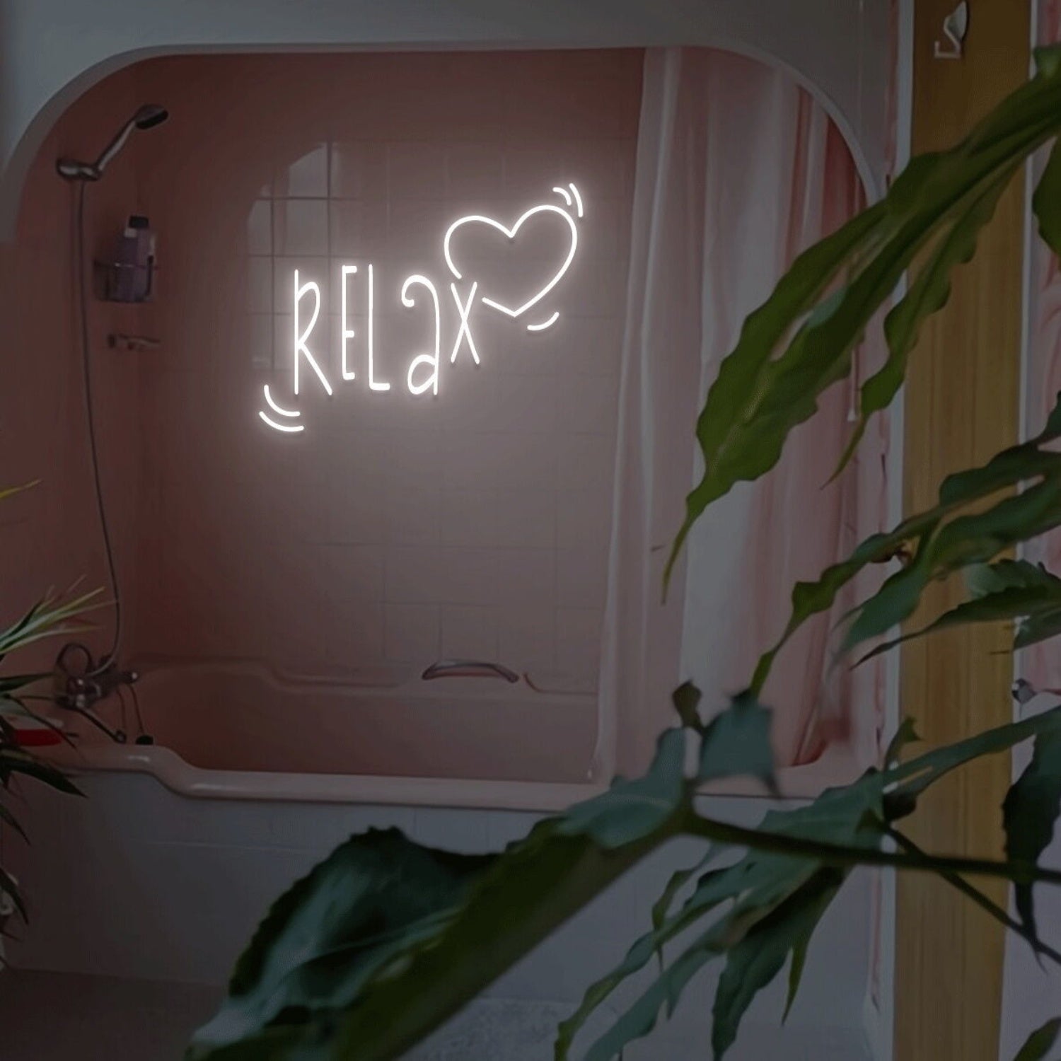 Relax And Heart Neon Sign | Shineneon