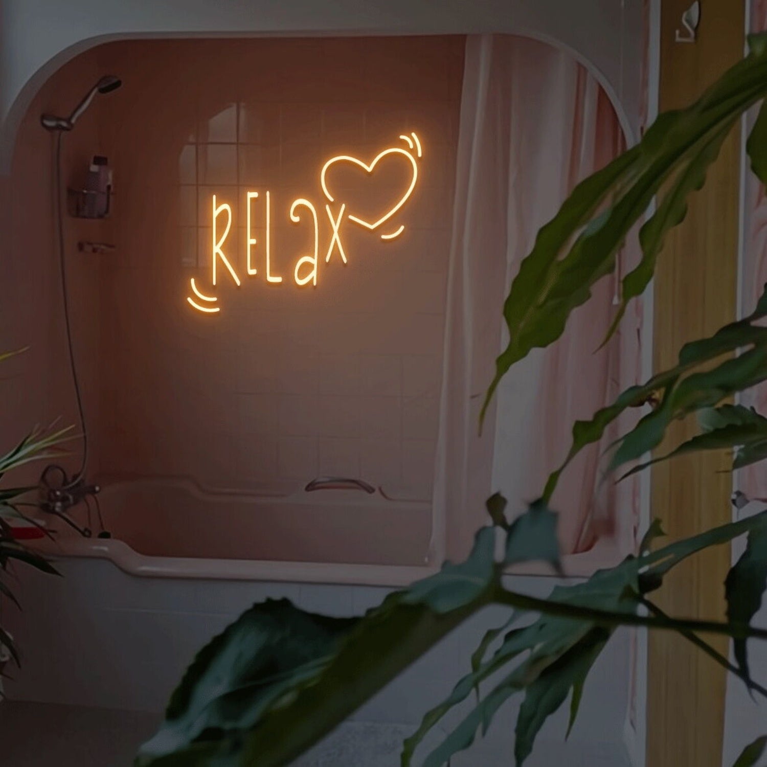 Relax And Heart Neon Sign | Shineneon