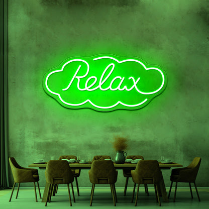 Relax Artistic Neon Signs Wall Art Led Signs