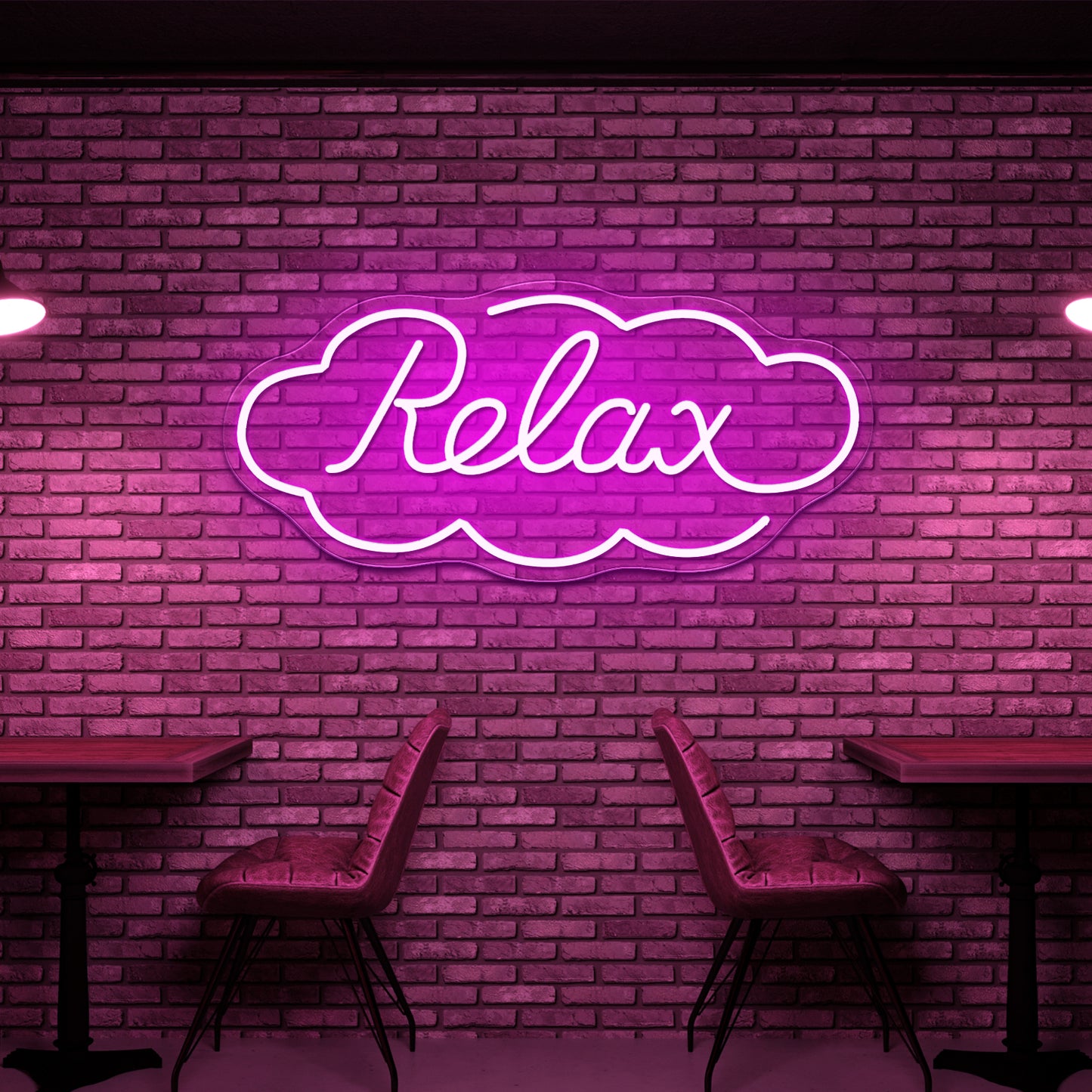 Relax Artistic Neon Signs Wall Art Led Signs