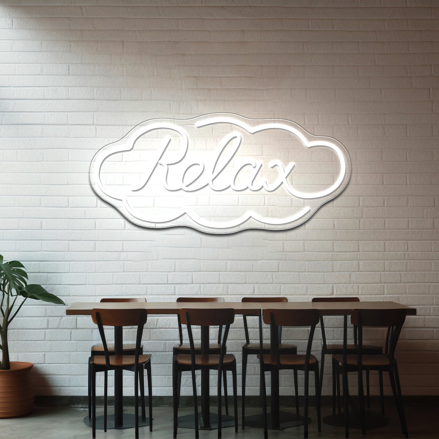 Relax Artistic Neon Signs Wall Art Led Signs