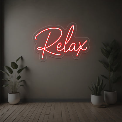 Relax Led Neon Sign | Shineneon
