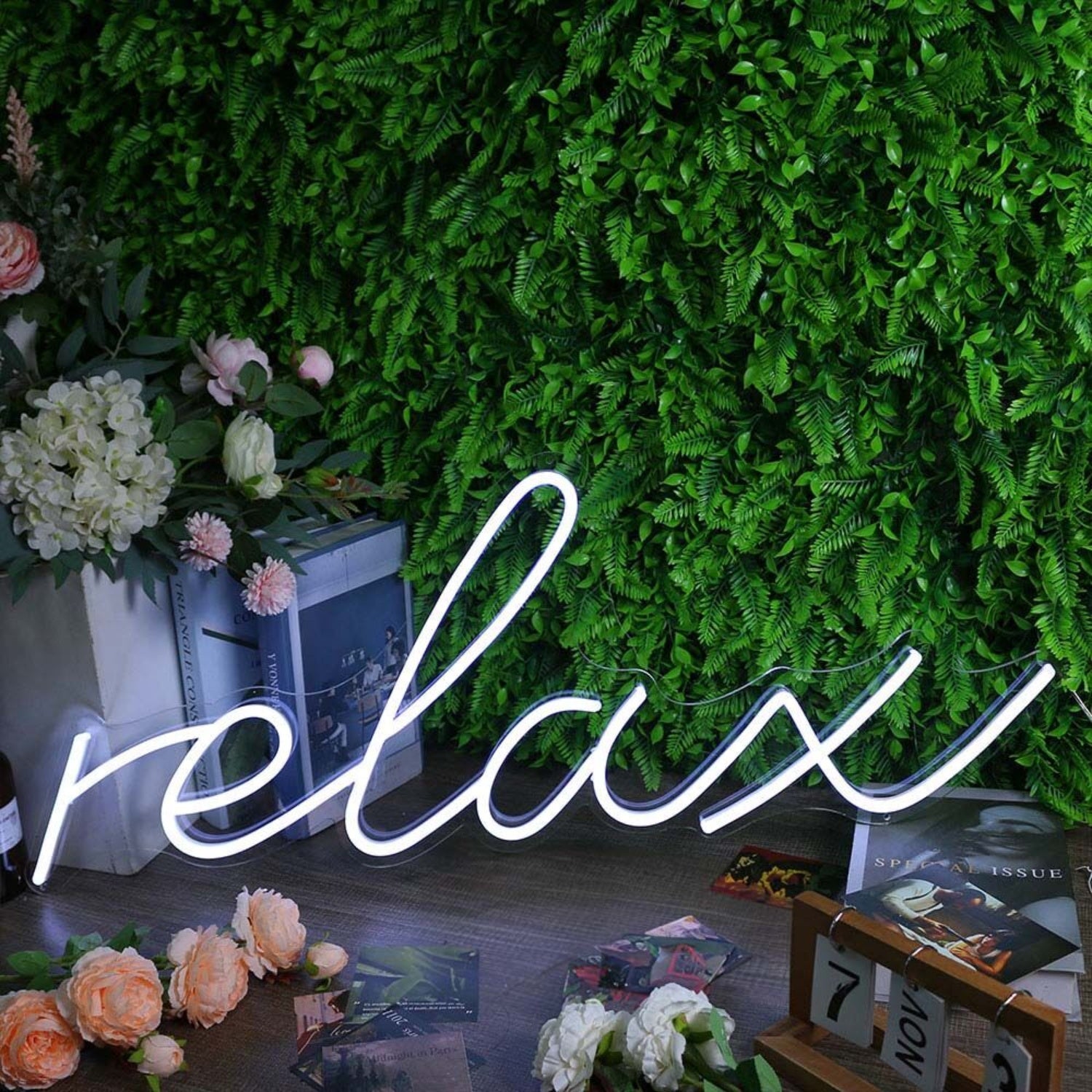 Relax Led Neon Sign Bedroom Wall Art | Shineneon