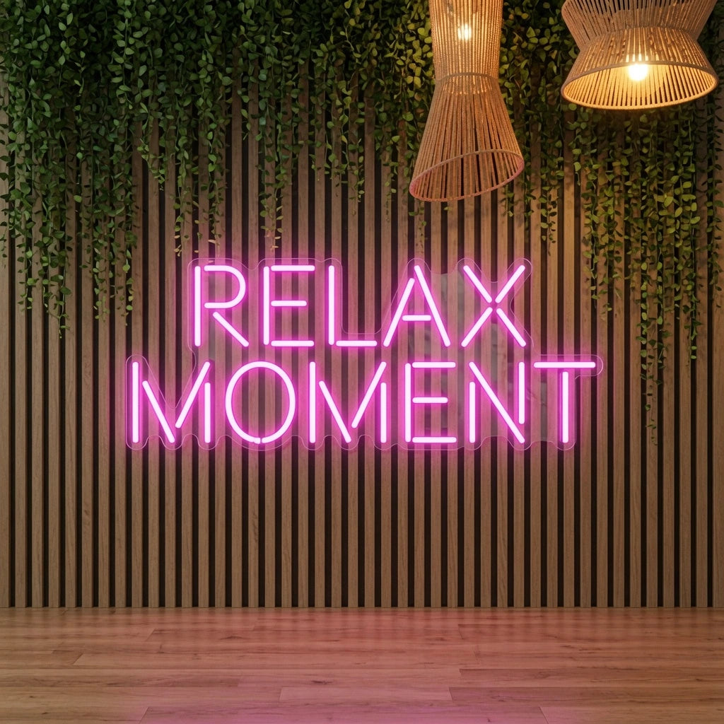 Relax Moment LED Neon Sign - 01 Original Product Image
