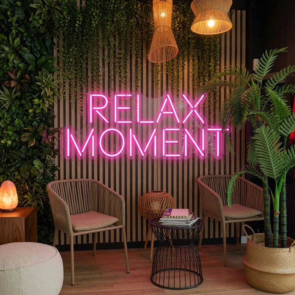 Relax Moment LED Neon Sign - 02 High-Converting Product Image