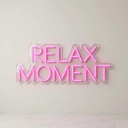 Relax Moment Wall Decor LED Neon Sign - 01 Original Product Image