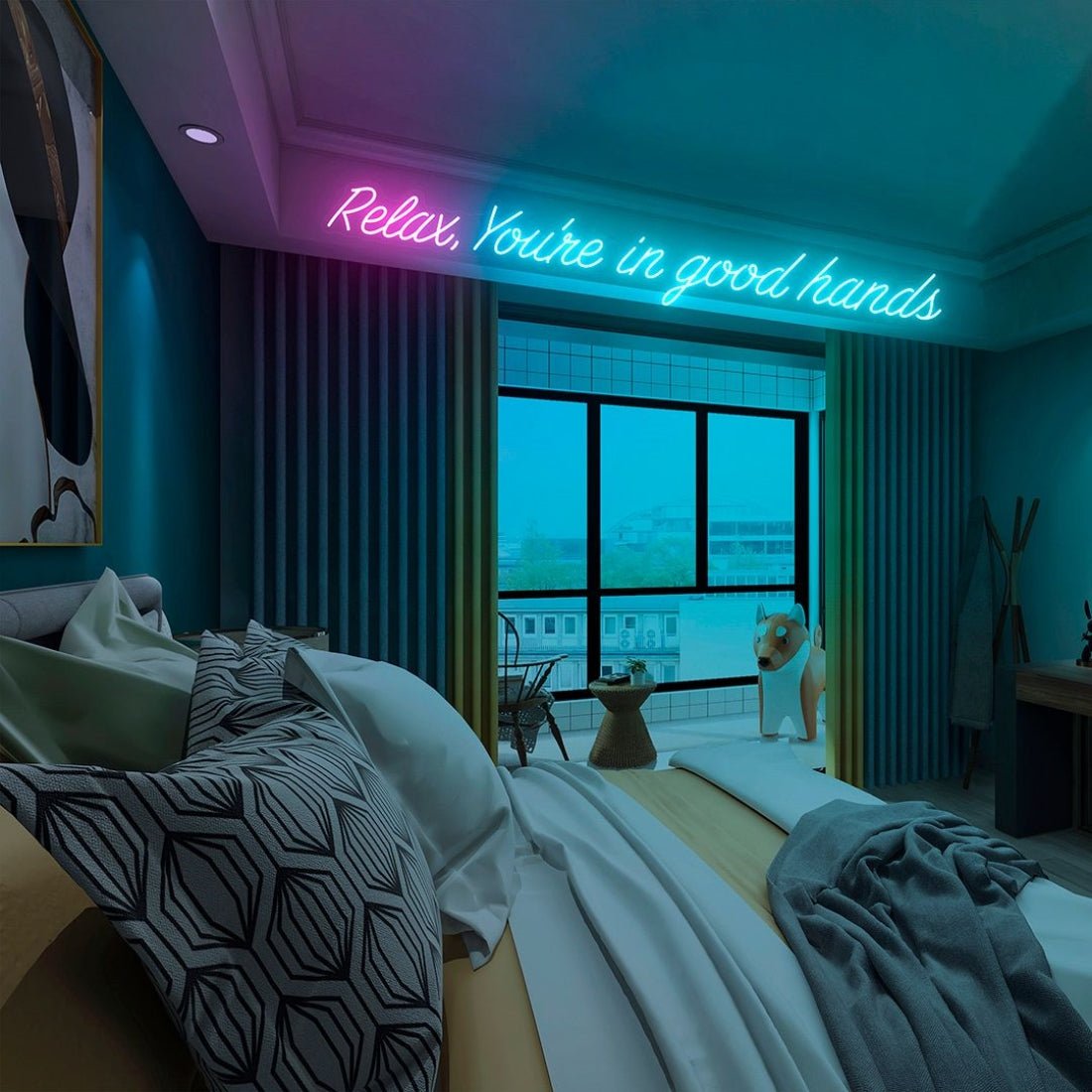 Relax Youre In Good Hands Led Sign Business Neon Sign - Shineneon
