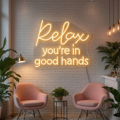 Relax You're LED Neon Sign - 02 High-Converting Product Image