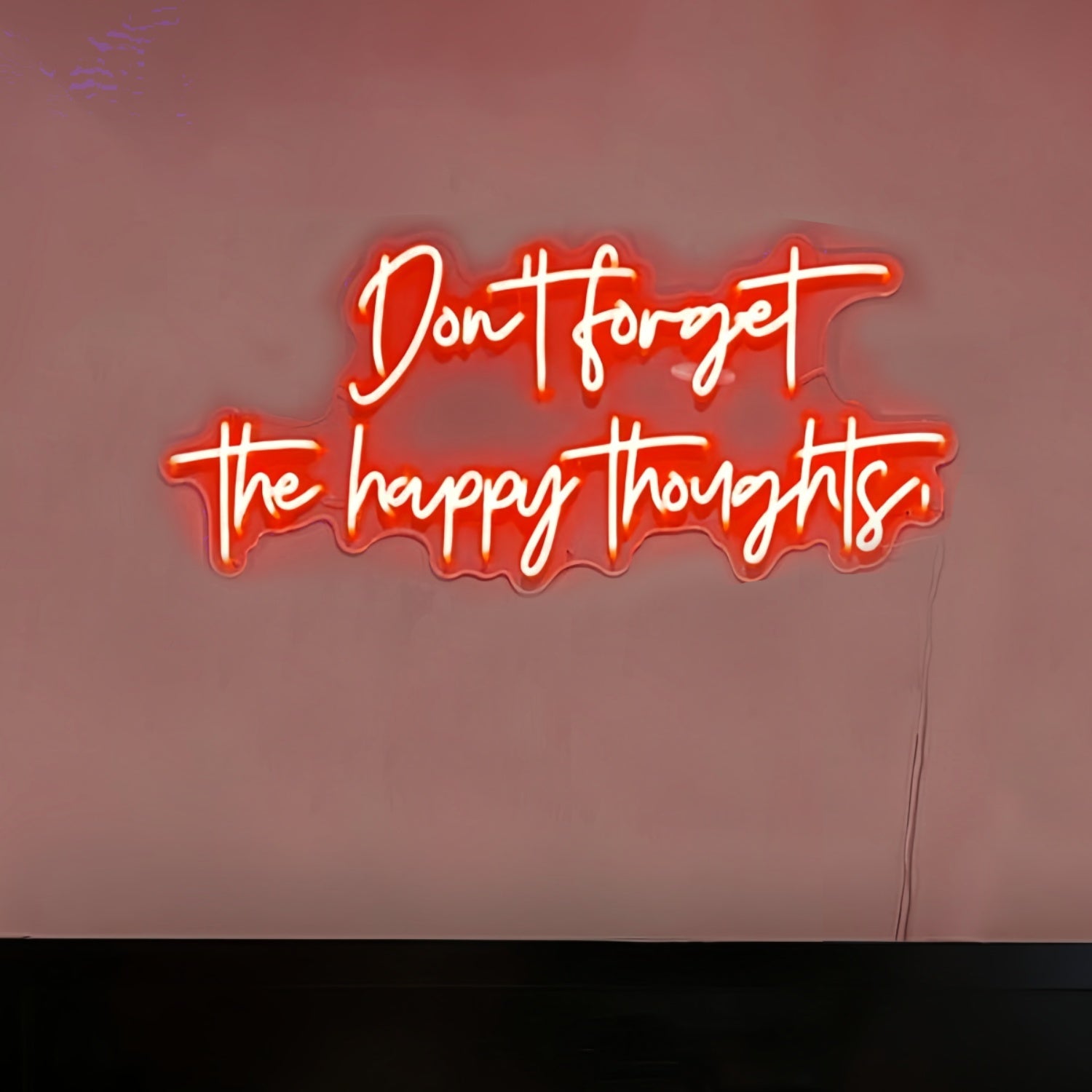 Remember The Happy Thoughts Led Neon Sign | Shineneon