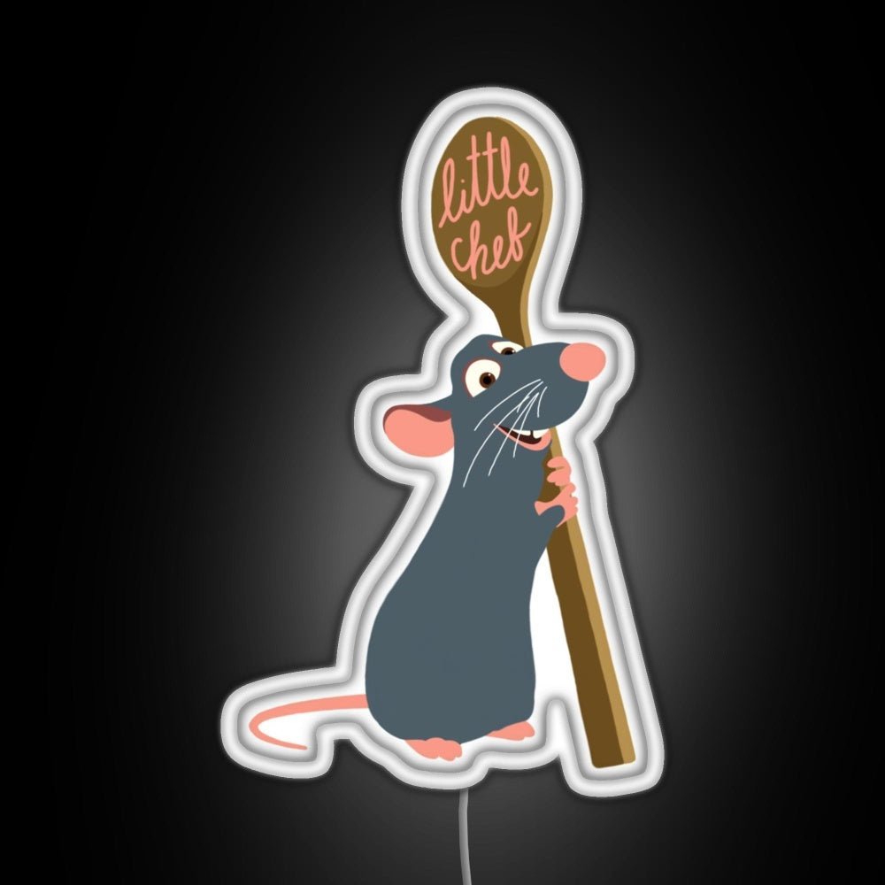 Remy The Little Chef Rgb Led Neon Sign Pop Wall Art - Shineneon