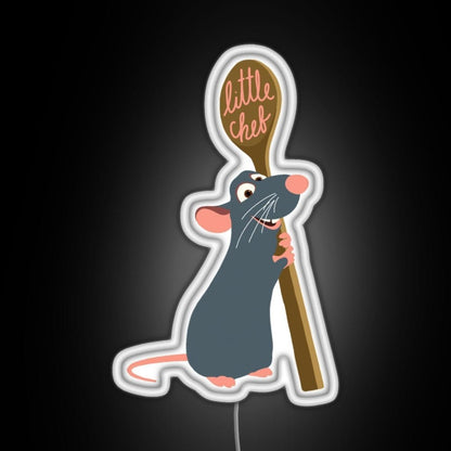 Remy The Little Chef Rgb Led Neon Sign Pop Wall Art - Shineneon