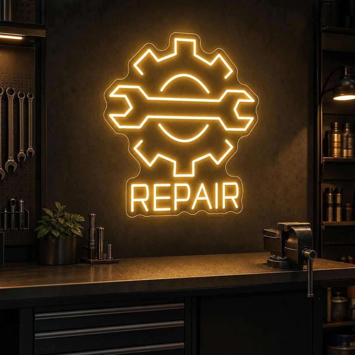 Repair LED Neon Sign Garage Man Cave Neon Sign - Shineneon