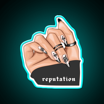 Reputation Snake Nail Salon Led Neon Sign Rgb Color - Shineneon