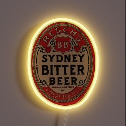 Reschs Bitter Beer Pop Rgb Led Neon Sign - Shineneon
