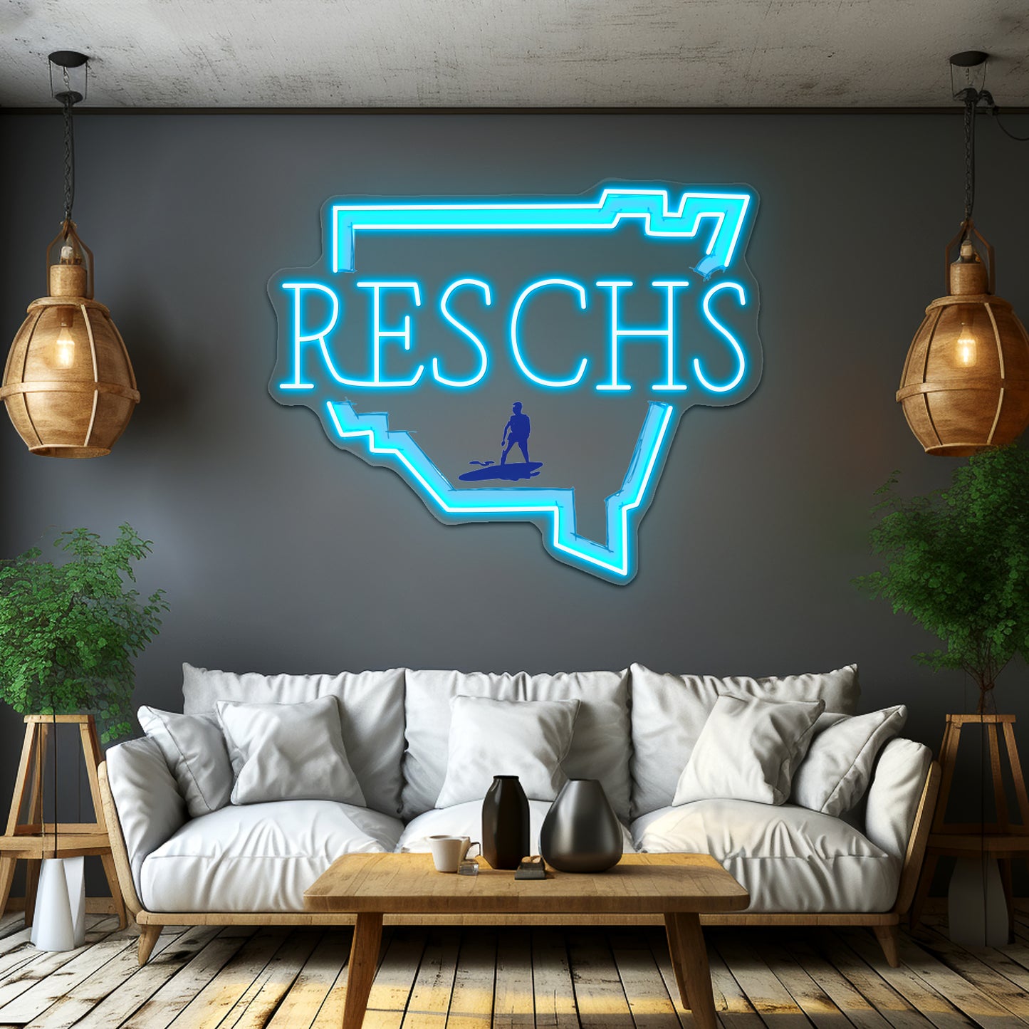 Reschs Nsw Surfer Artwork Led Neon Signs