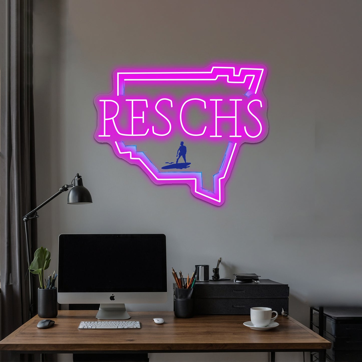 Reschs Nsw Surfer Artwork Led Neon Signs