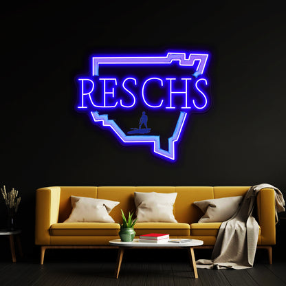 Reschs Nsw Surfer Artwork Led Neon Signs