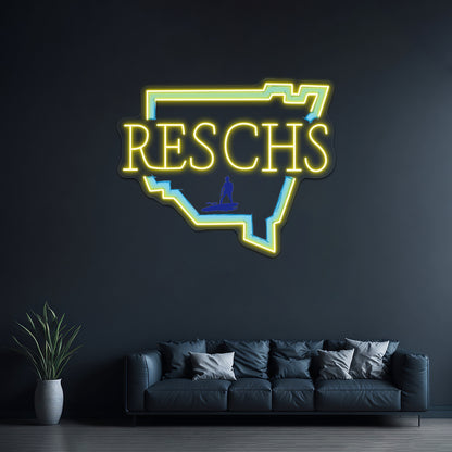 Reschs Nsw Surfer Artwork Led Neon Signs