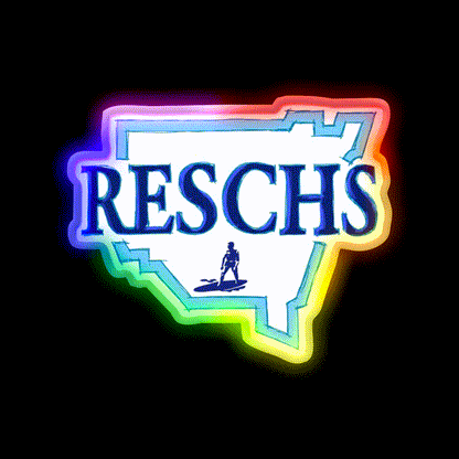 Reschs Nsw Surfer Beer Bar Decor Led Neon Sign Rgb Color - LED neon sign close-up detail