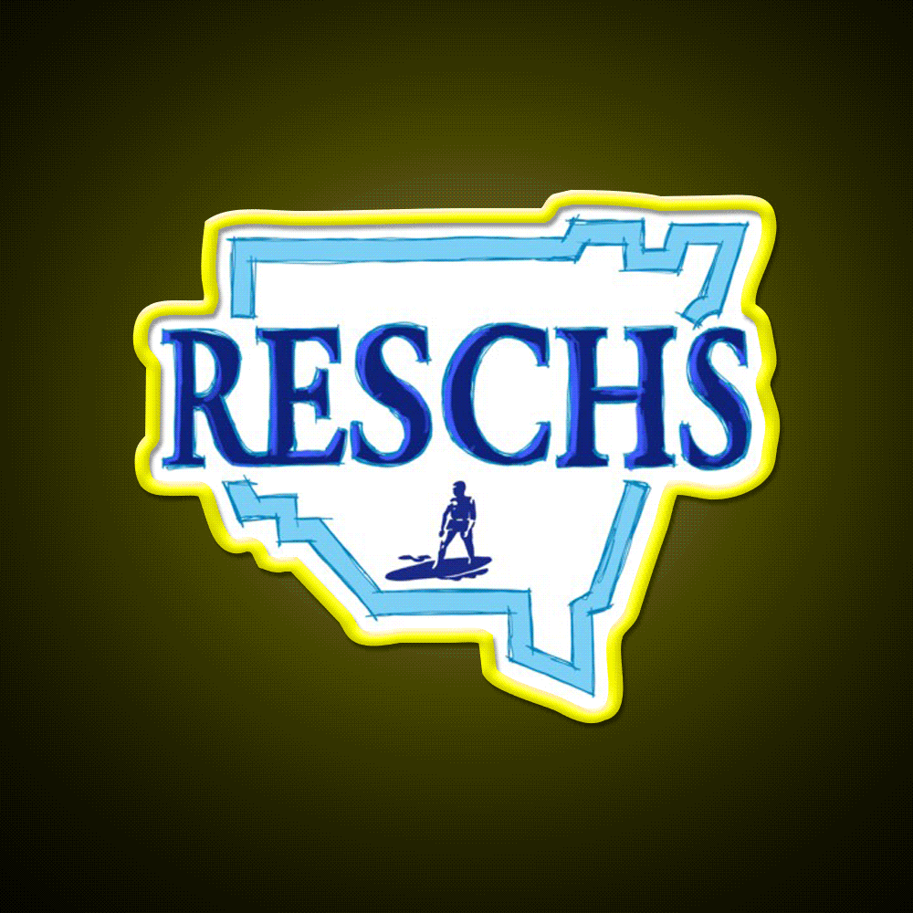 Reschs Nsw Surfer Beer Bar Decor Led Neon Sign Rgb Color