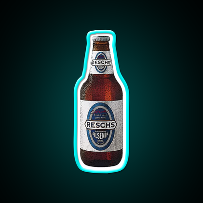 Reschs Pilsener Beer Bar Decor Led Neon Sign Rgb Color - Size and dimension reference