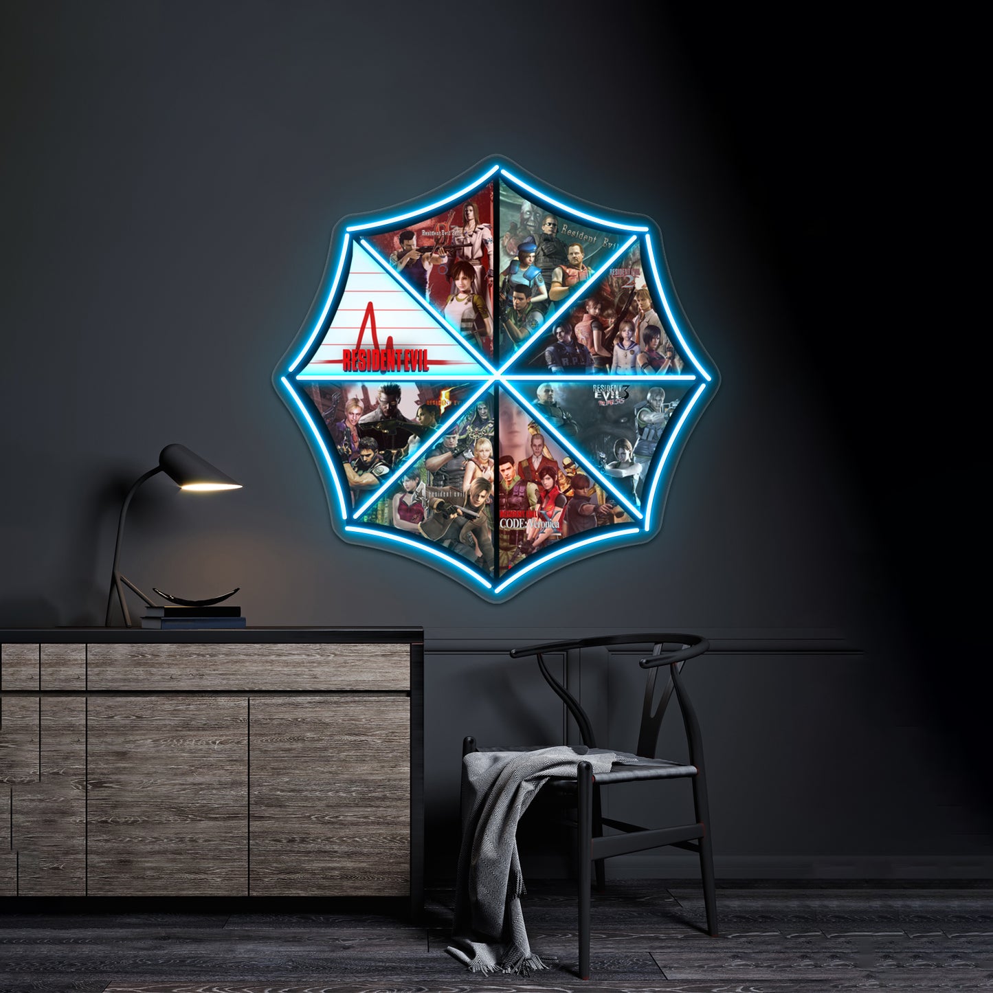 Resident Evil Wall Artwork Neon Signs