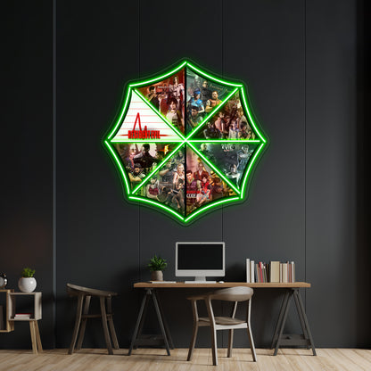 Resident Evil Wall Artwork Neon Signs