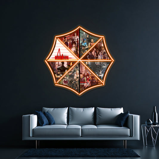 Resident Evil Wall Artwork Neon Signs