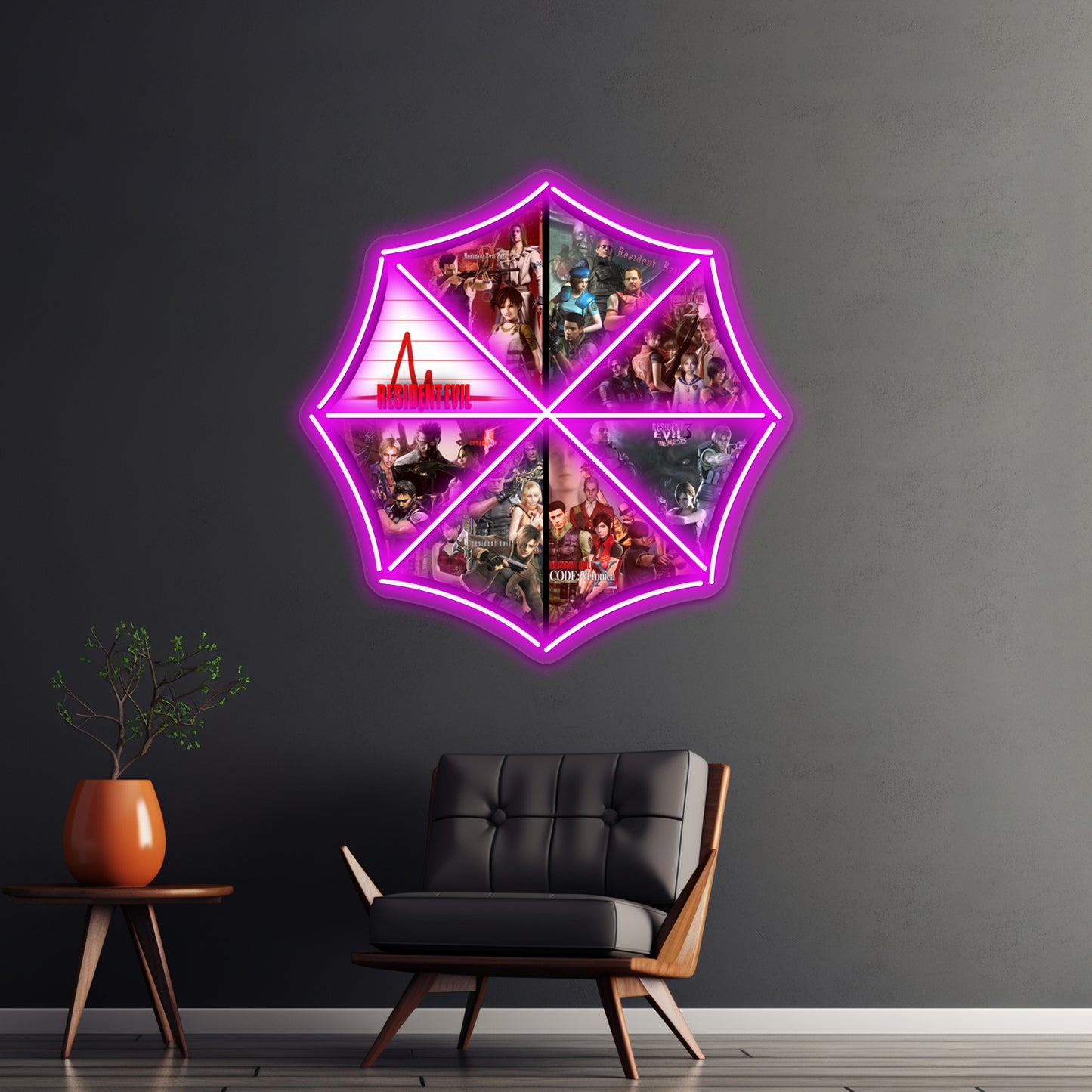 Resident Evil Wall Artwork Neon Signs