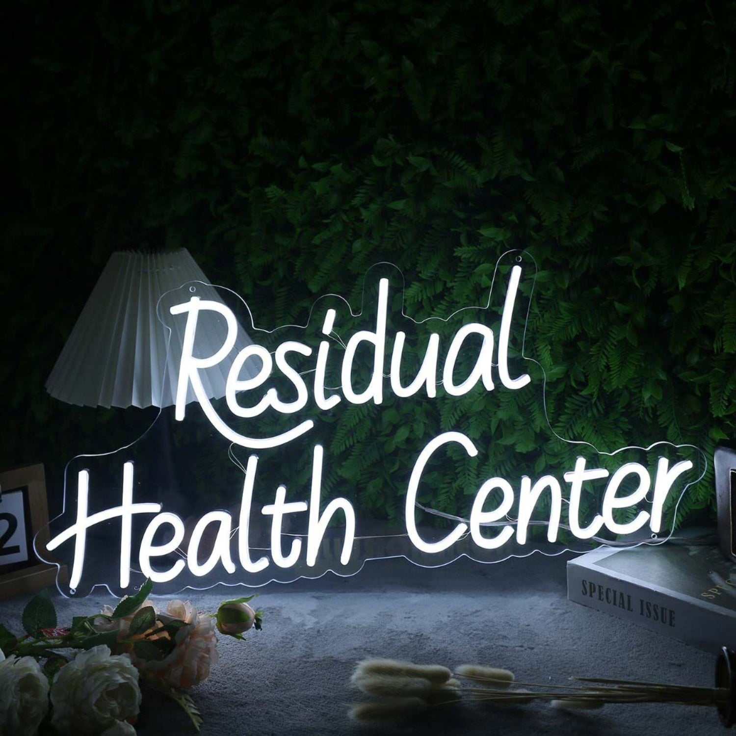 Residual Health Center White Led Neon Sign - Shineneon