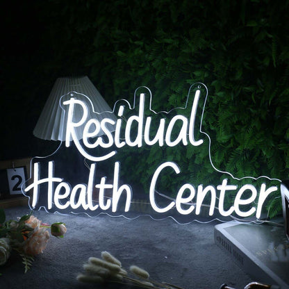 Residual Health Center White Led Neon Sign - Shineneon