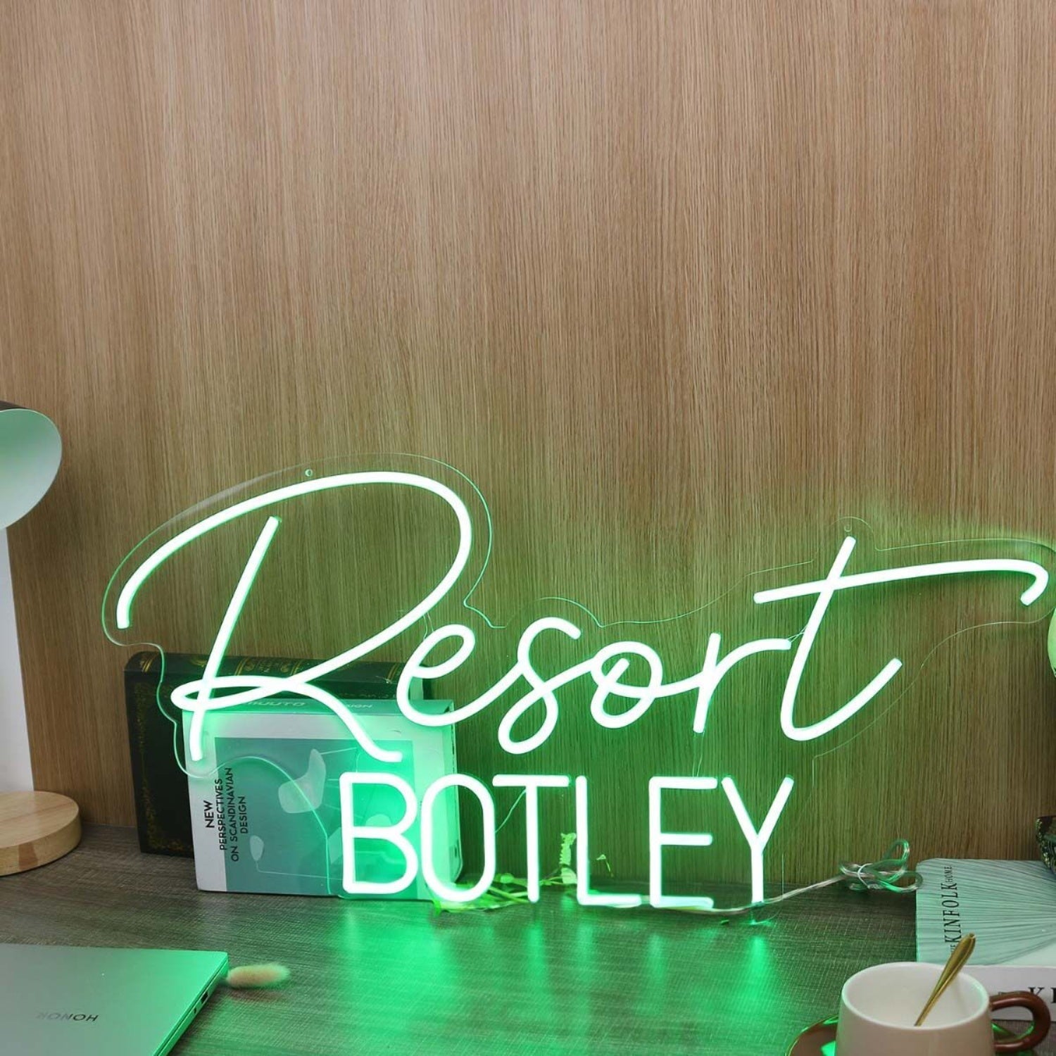 Resort Botley Green Led Neon Sign - Shineneon