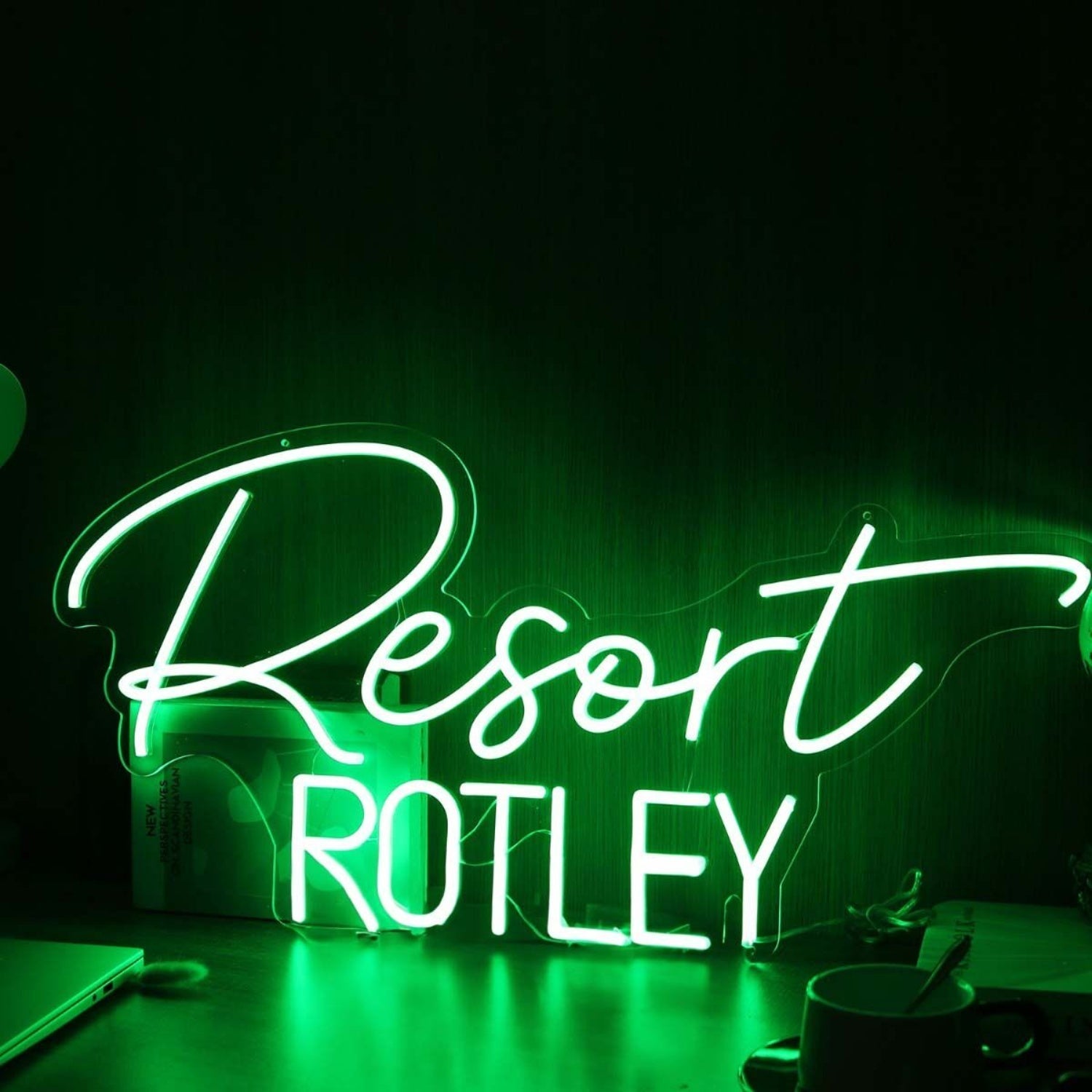 Resort Botley Green Led Neon Sign - Shineneon