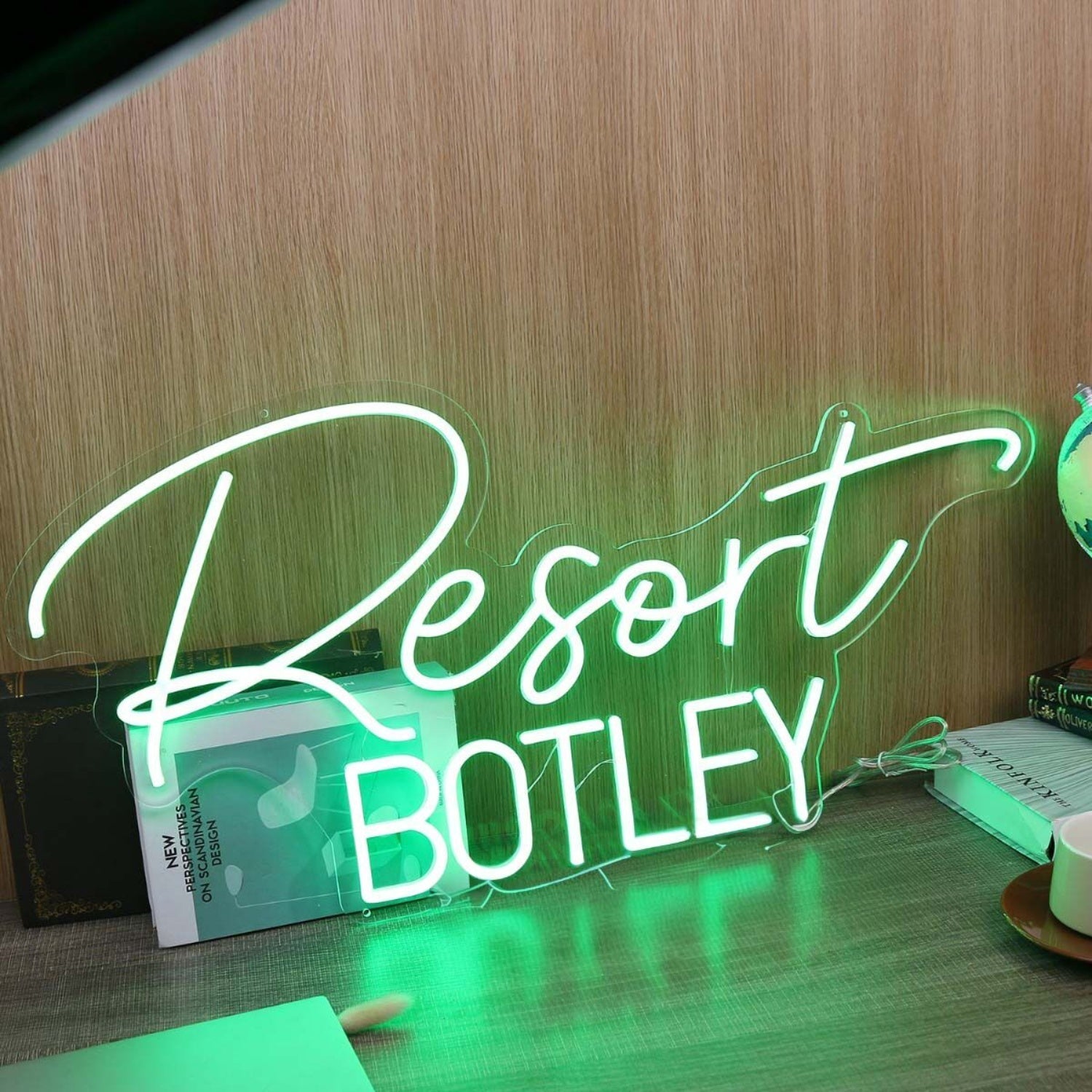 Resort Botley Green Led Neon Sign - Shineneon