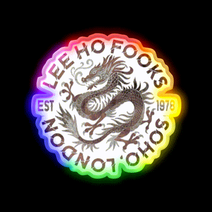 Restaurant 1978S Asian Cultural Led Neon Sign Rgb Color - LED neon sign close-up detail