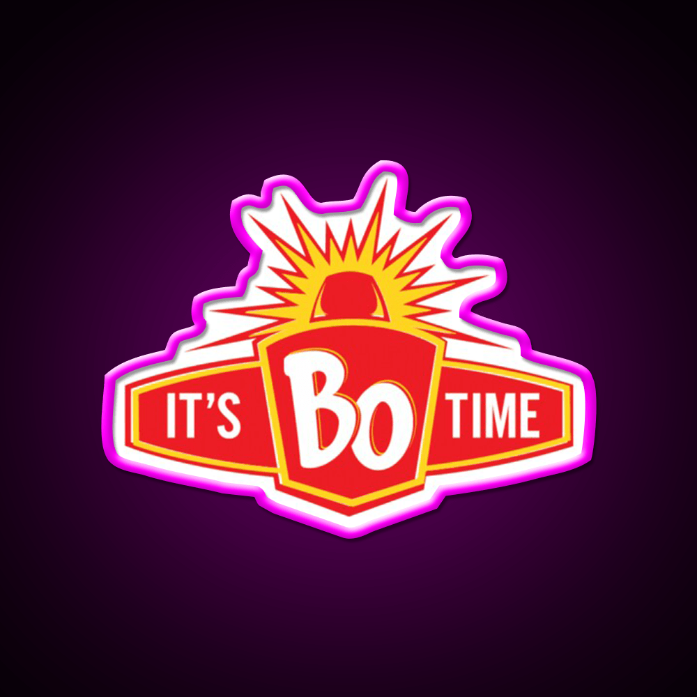 Restaurant Its Bo Time Classic Fast Food Led Neon Sign For Burger Place Rgb Color - Shineneon