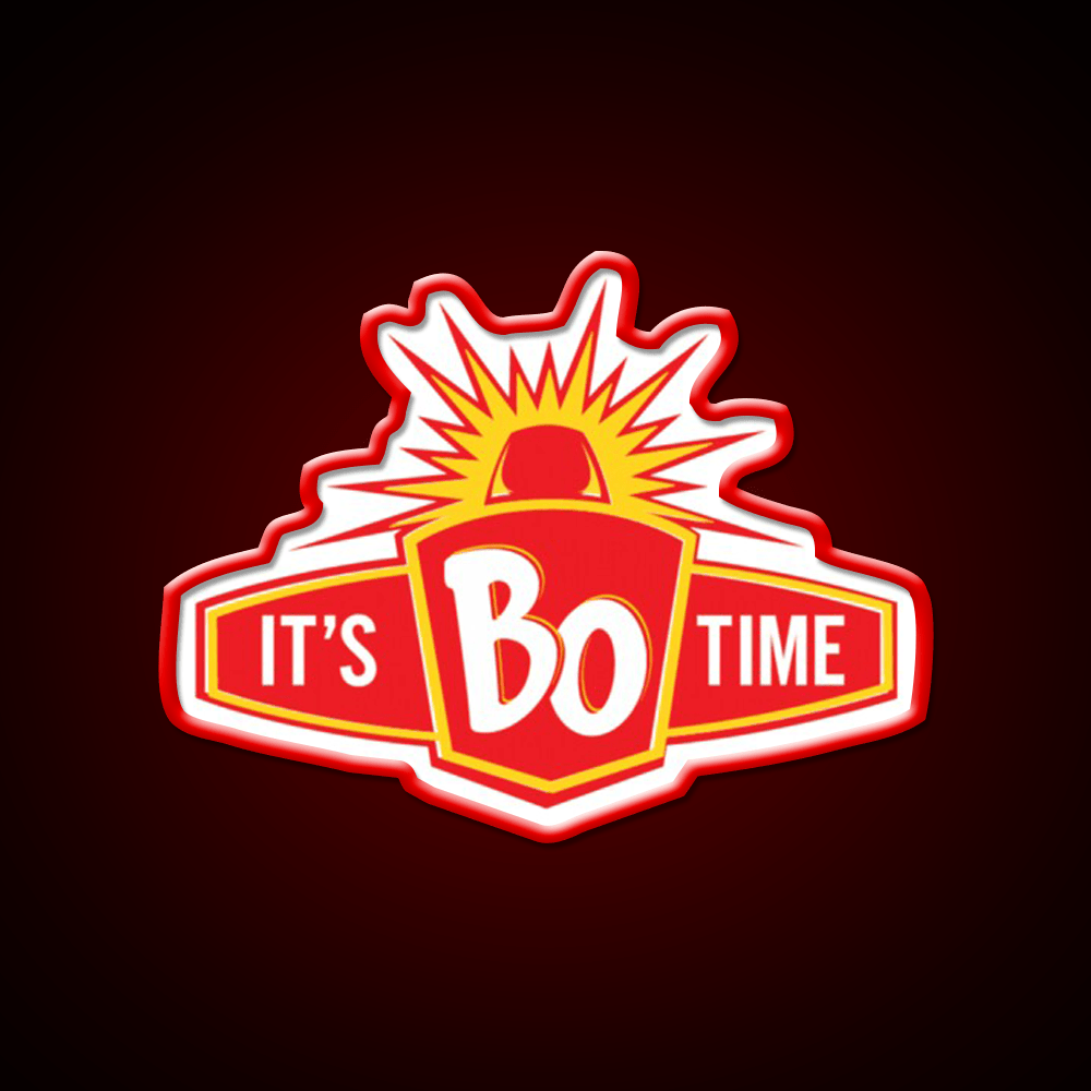 Restaurant Its Bo Time Classic Fast Food Led Neon Sign For Burger Place Rgb Color - Shineneon