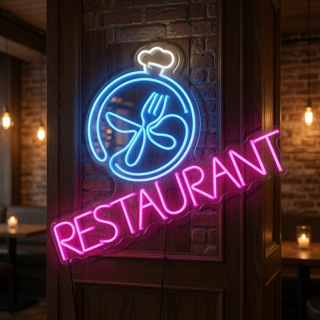 Restaurant LED Neon Sign - 02 High-Converting Product Image