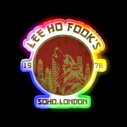 Restaurant Of London Asian Cultural Led Neon Sign Rgb Color - LED neon sign close-up detail